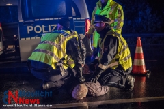 Brummi-Pilot verhaftet! - Transporter auf der A7 verunglückt!